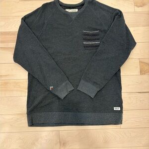 Burton Men's Dark Gray Crewneck Sweater
